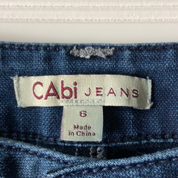 CAbi Jeans Knight Dark Wash Ankle Jeans Size 6 - Picture 3 of 5